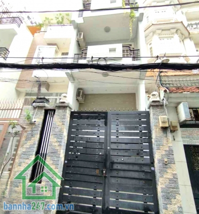 CHỈ 13,5 TỶ – HXH 5M THẲNG 1 TRỤC – 3 CĂN RA MẶT TIỀN – 76M² – 4 TẦNG  BTCT - 7PN - 7WC – DÒNG TIỀN 30TR/THÁNG