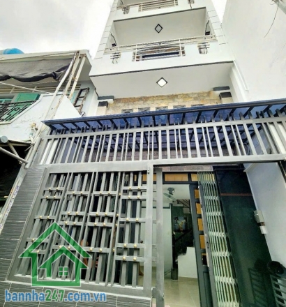 CHỈ 4.5 TỶ – NHÀ 4 TẦNG – TRƯỜNG CHINH, TÂN BÌNH – 28M² – HẺM 3M THÔNG – 2PN, 3WC