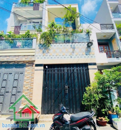 CHỈ HƠN 5 TỶ  - HẺM XE TẢI 7M – NHÀ 3 TẦNG KIÊN CỐ – NGAY MIẾU GÒ XOÀI