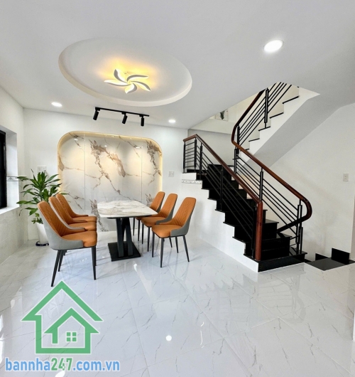 CHỈ 6,4 TỶ - SIÊU PHẨM MỚI ĐẸP LUNG LINH – HẺM XE HƠI – 60m² (8m x 7.5m) - 3 TẦNG BTCT – SÁT MẶT TIỀN MÃ LÒ - 4 PN- 3 WC