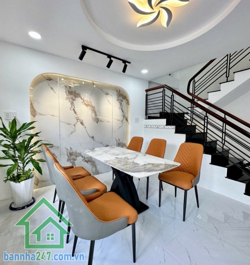 CHỈ 6,4 TỶ - SIÊU PHẨM MỚI ĐẸP LUNG LINH – HẺM XE HƠI – 60m² (8m x 7.5m) - 3 TẦNG BTCT – SÁT MẶT TIỀN MÃ LÒ - 4 PN- 3 WC
