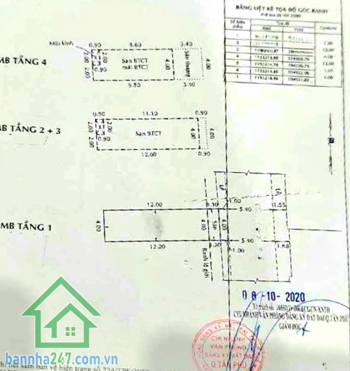 HẺM 8M CÓ LỀ, KINH DOANH – GẦN CHỢ TÂN HƯƠNG – 4 TẦNG – 4PN – THU NHẬP 25 TRIỆU/THÁNG - CHỈ 9,6 TỶ