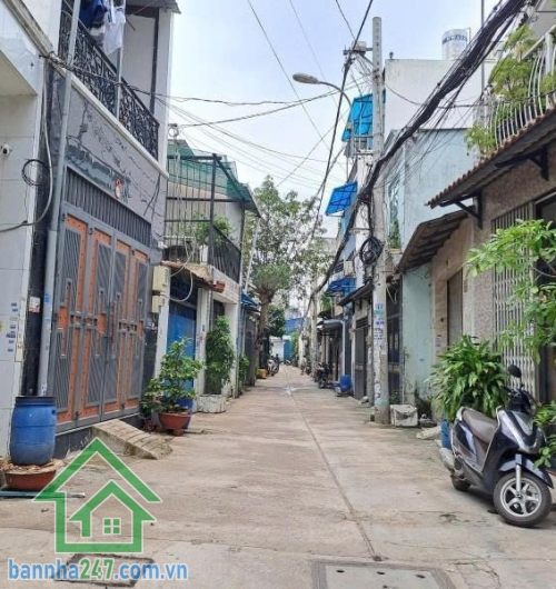 CHỈ 4,45 TỶ – NHÀ 2 TẦNG BÌNH HƯNG HÒA – XE HƠI VÔ NHÀ – HẺM THÔNG 5M