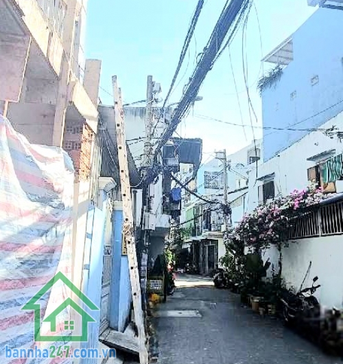 CHỈ 5,5 TỶ - NHÀ HẺM XE HƠI ĐỖ CỬA – VƯỜN LÀI – LÊ VĂN PHAN – TÂN PHÚ - 2 PN – 3 WC (mỗi tầng 1 WC) Diện tích: 28m² (4x 7)m Kết cấu: Trệt + Lửng + 2 Lầu + Sân thượng