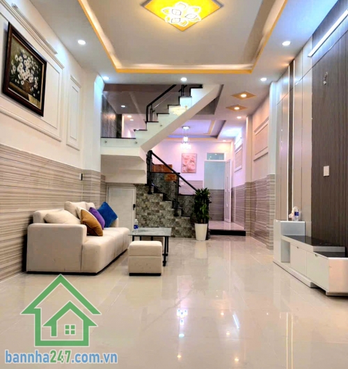 CHỈ 5,7 TỶ – HẺM 6M CHIẾN LƯỢC – HXH TỚI NHÀ – FULL NỘI THẤT CAO CẤP DT 64,2m² (4 x 15)m – 2 TẦNG – 2PN – 2WC – SÂN THƯỢNG RỘNG) - Kết cấu: 1 trệt – 1 lầu BTCT
