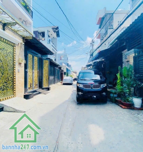 CHỈ HƠN 5 TỶ  - HẺM XE TẢI 7M – NHÀ 3 TẦNG KIÊN CỐ – NGAY MIẾU GÒ XOÀI